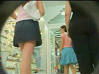 I voyeured this cool black panty upskirt in the mall and I am sure you will like it