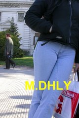 Ass and cameltoe in public